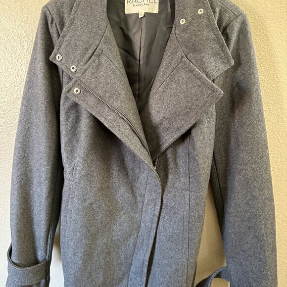 Rachel Roy Wool Blend Gray Coat   Size X-Large - Picture 5 of 7